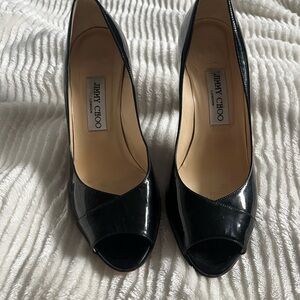 Jimmy Choo Black High Heels Patent Leather
